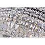 2_CWI Stefania 24" Wide 9-Light Chrome and Crystal Bowl Ceiling Light more views