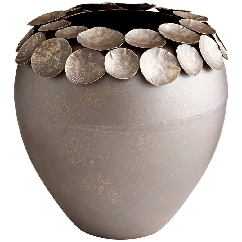 Cyan Design 14 1/2 inch High Electrum Bronze Vase Container