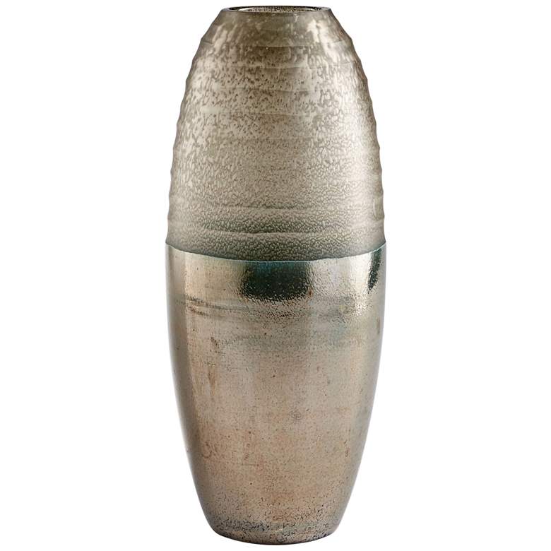 Image 1 Cyan Design 15 1/2" High Around The World Bronze Glass Vase