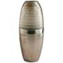 Cyan Design 15 1/2" High Around The World Bronze Glass Vase