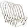 Cyan Design 28 1/2" Accordian Polished Nickel Magazine Rack
