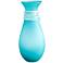 Cyan Design Alpine Blue 17 1/4" High Modern Glass Vase
