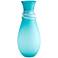 Cyan Design Alpine Blue 21 3/4" High Large Glass Vase