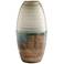 Cyan Design Around The World 11 1/2" High Bronze Glass Vase