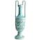 Cyan Design August Sky Teal 30" High Large Ceramic Vase