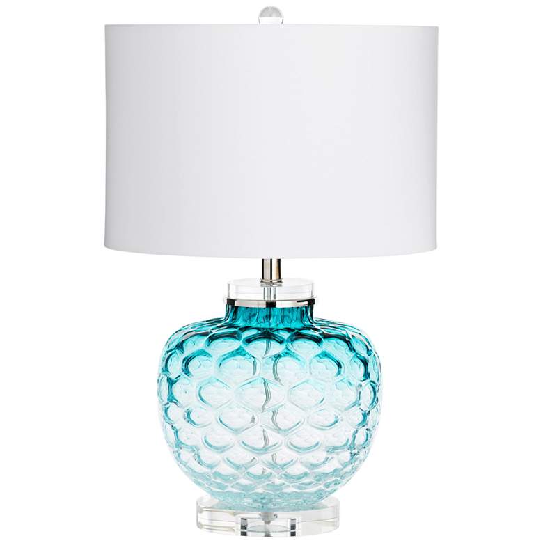 Image 1 Cyan Design Ballard Teal Glass Table Lamp