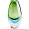 Cyan Design Canica Blue and Green 11 3/4"H Large Glass Vase