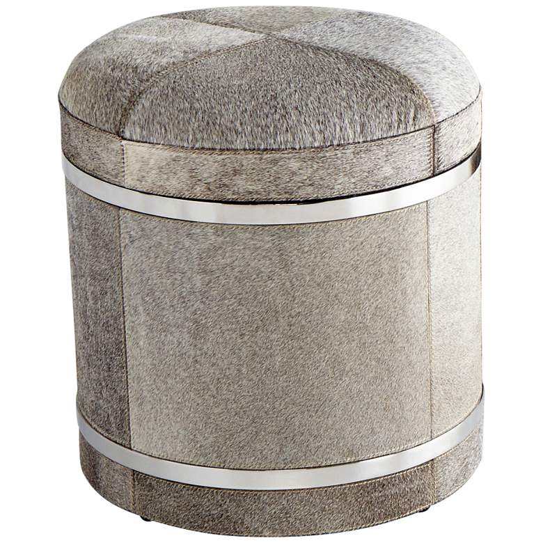 Image 1 Cyan Design Casselton 18 inch Gray Accent Stool