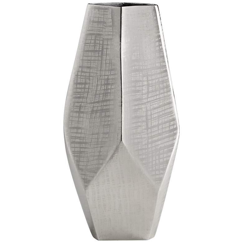 Image 1 Cyan Design Celcus Textured Nickel 15 3/4" High Small Vase