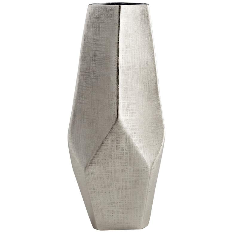 Image 1 Cyan Design Celcus Textured Nickel 19 1/4 inch High Large Vase