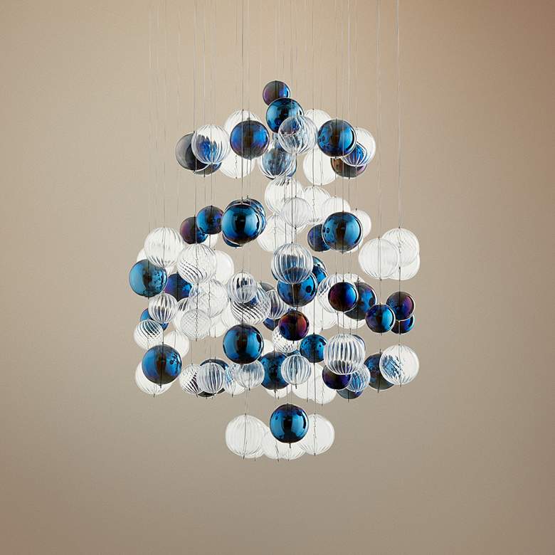 Image 1 Cyan Design Champagne Circus 24 inch Wide Chrome Pendant Light