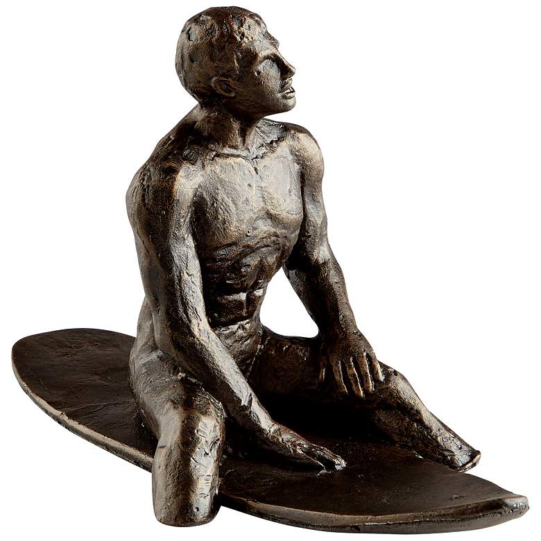 Image 2 Cyan Design Cowabunga 13 1/2" Wide Iron Surfer Figurine more views