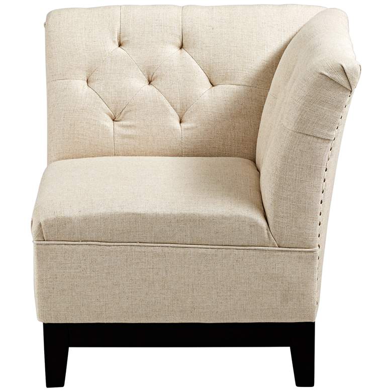 Image 1 Cyan Design Emporia Oatmeal Cotton Tufted Accent Chair