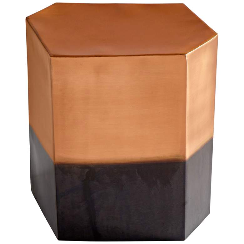 Image 1 Cyan Design Golden Hunk 20 1/2" Copper Iron Accent Stool