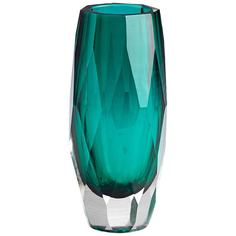 Image 1 Cyan Design Gordon Green 6 3/4 inch High Small Glass Vase