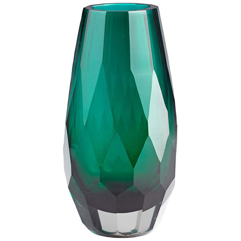 Image 1 Cyan Design Gordon Green 9 1/4 inch High Large Glass Vase