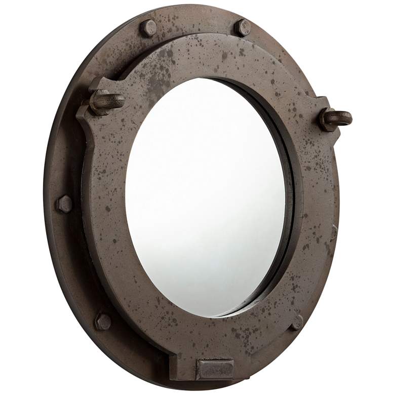 Image 1 Cyan Design Industrial Ore Brown 19 inch Round Wall Mirror