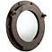 Cyan Design Industrial Ore Brown 19" Round Wall Mirror