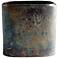 Cyan Design Inscribed 7 1/4" High Large Bronze Patina Vase