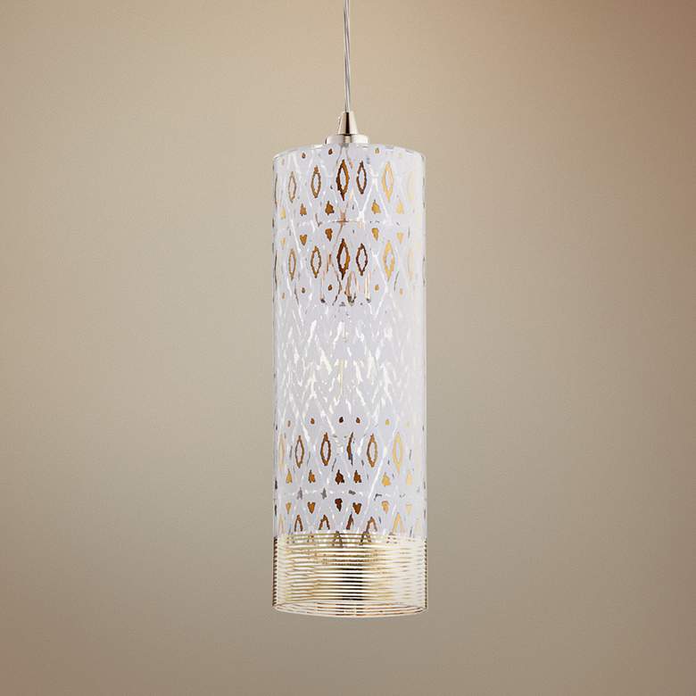 Image 1 Cyan Design Kaska 4 3/4" Wide Gold Mini Pendant