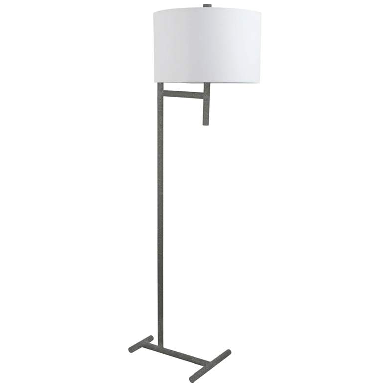 Image 1 Cyan Design Ladon 58 inch High Black Finish Modern Floor Lamp