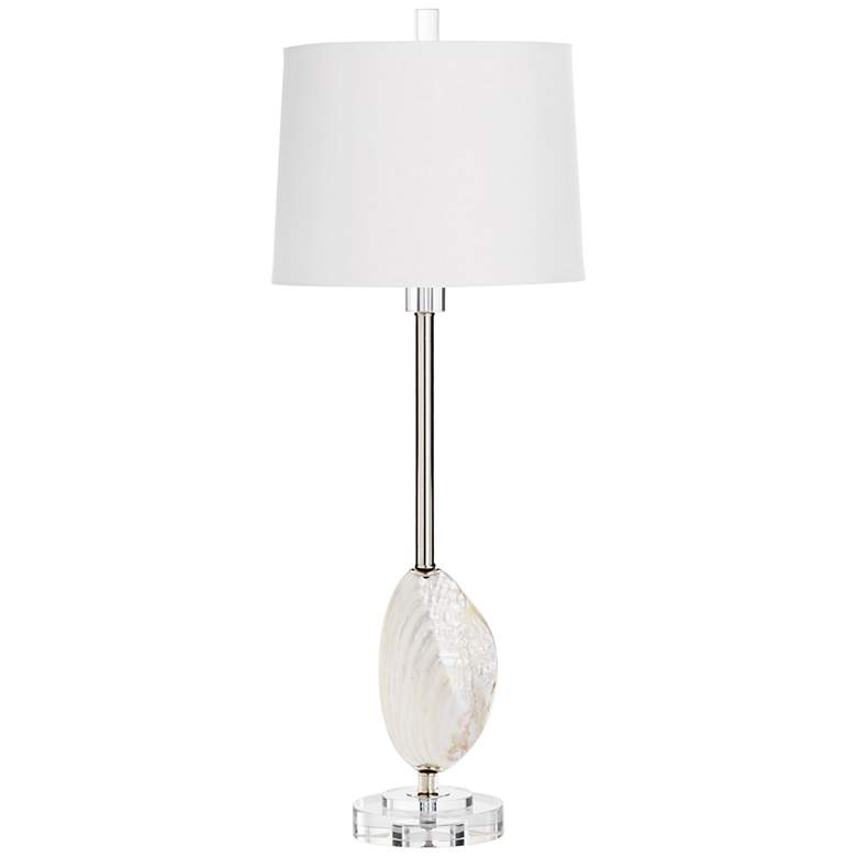Image 1 Cyan Design Pearly Iron and Crystal Table Lamp