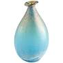 Cyan Design Sea of Dreams Vase Turquoise and Scarvo-Medium