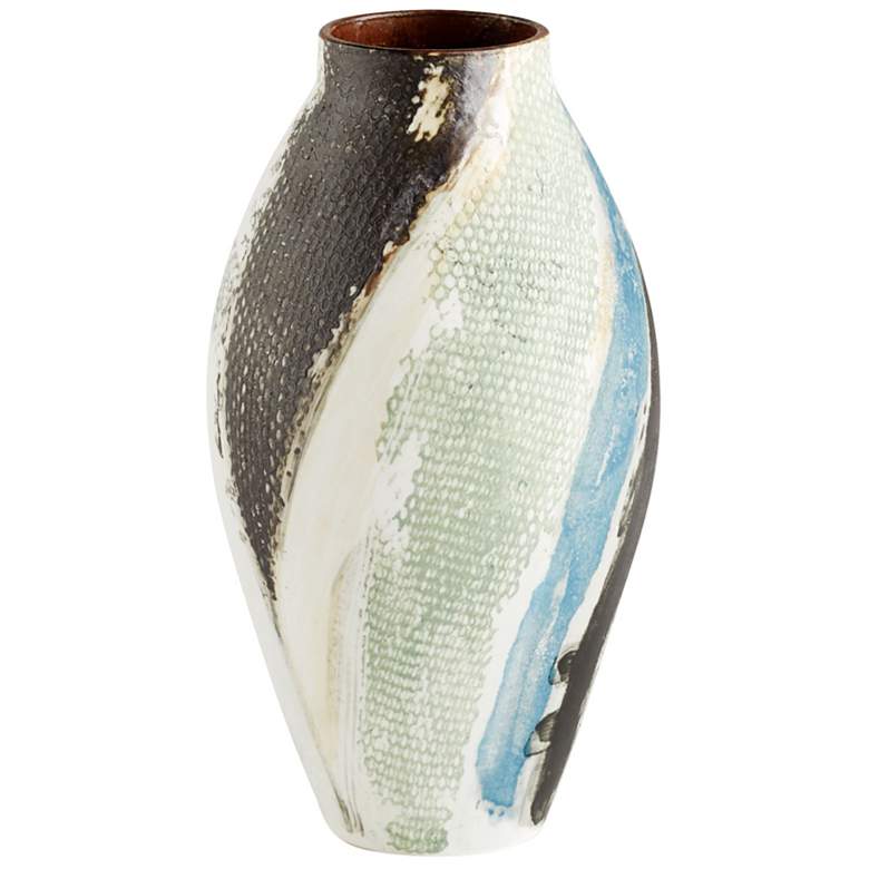 Image 1 Cyan Design Seabrook 11 1/2" High Small Modern Ceramic Vase