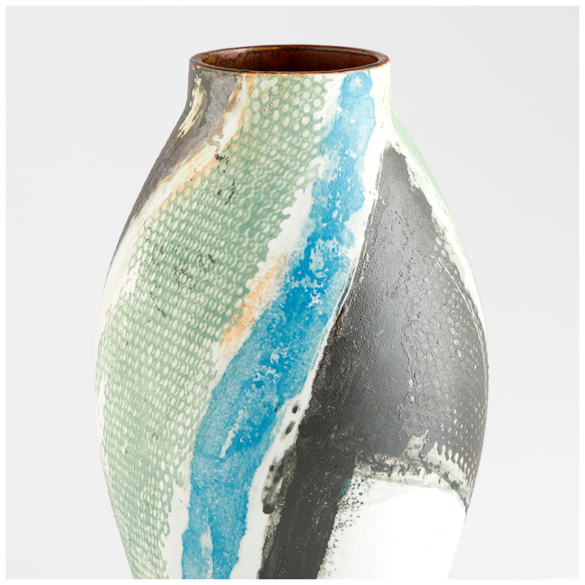 Image 2 Cyan Design Seabrook 11 1/2" High Small Modern Ceramic Vase more views