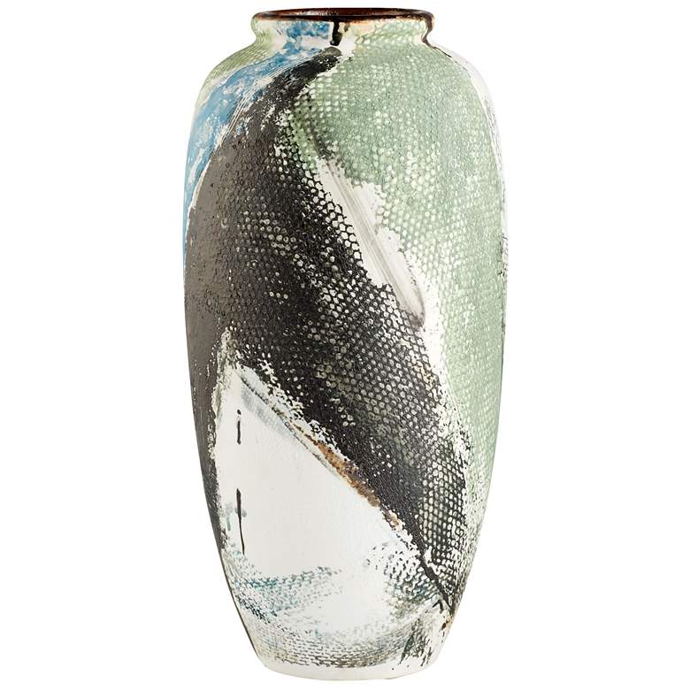Image 1 Cyan Design Seabrook 17" High Modern Ceramic Vase
