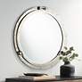 Cyan Design Seeworthy Nickel 28" Round Wall Mirror