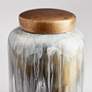 3_Cyan Design Spirit Drip Container Olive Glaze-Small more views