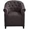 Cyan Design Sultry Charcoal Cotton Tufted Armchair