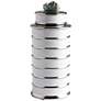 Cyan Design Tower 12" High White Ceramic Container with Lid