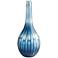Cyan Design Tulip 16" High Blue Glass Vase