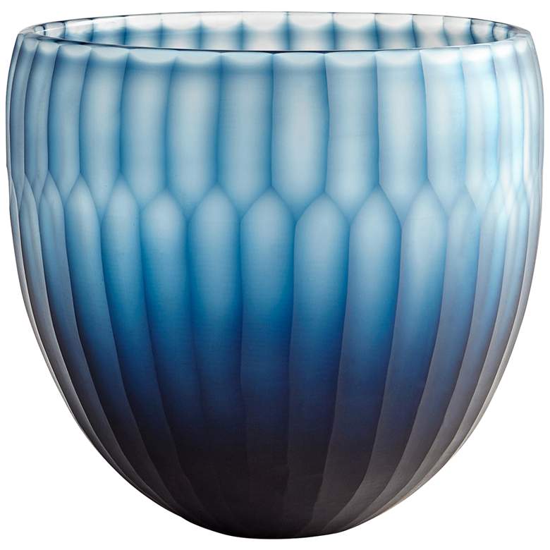Image 1 Cyan Design Tulip Large Blue Glass Bowl