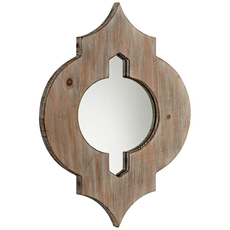 Image 1 Cyan Design Turk Washed Oak 13 1/4"x17 3/4" Wall Mirror