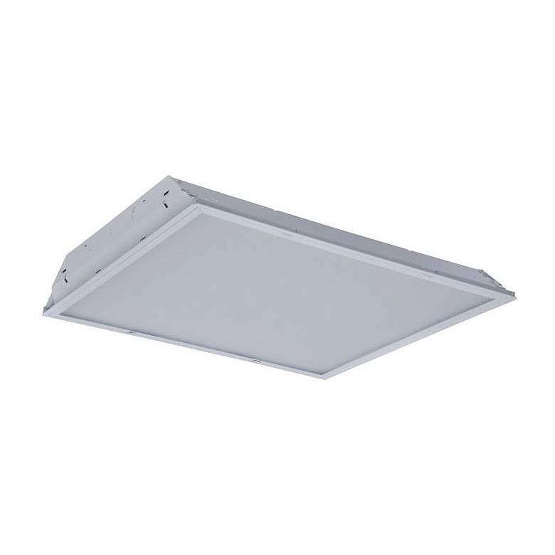 Image 1 Cyber Tech 2&#39; x 2&#39; White 4000K LED Recessed Ceiling Troffer