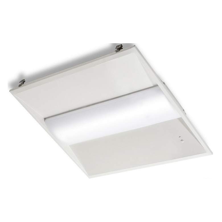 Image 1 Cyber Tech 2'x 2' White LED Slim Shallow Recessed Troffer