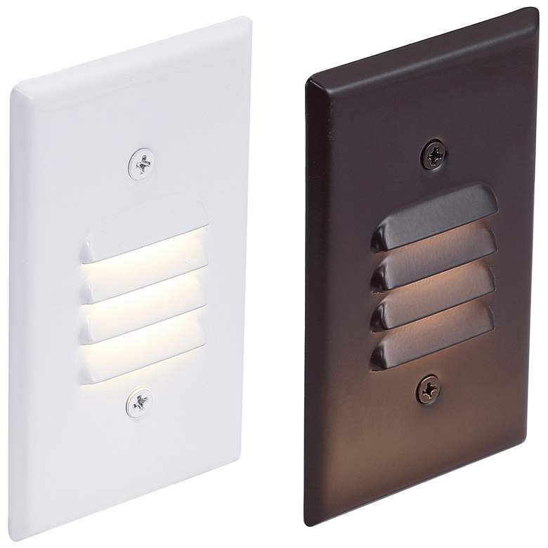 Image 1 Cyber Tech 4.5" High Vertical LED Step Light with Two Faceplates