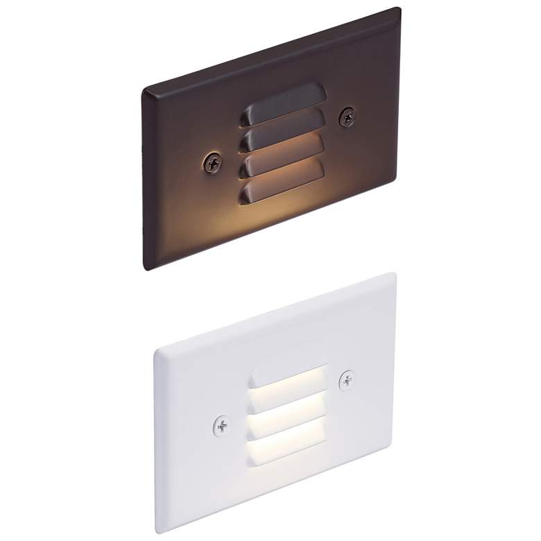 Image 1 Cyber Tech 4.5" Wide Horizontal LED Step Light with Two Faceplates
