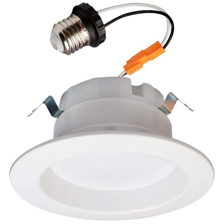 Image 1 Cyber Tech 4" White LED Smooth Recessed Retrofit Downlight