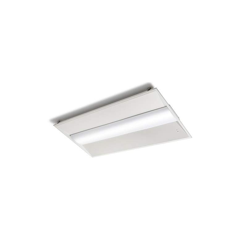 Image 1 Cyber Tech 4' x 2' White LED Slim Shallow Recessed Troffer