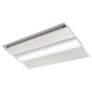 Cyber Tech 4&#39; x 2&#39; White LED Slim Shallow Recessed Troffer