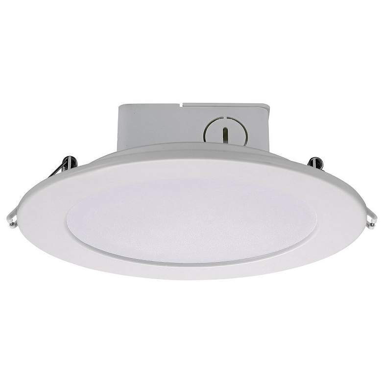 Image 1 Cyber Tech 6 inch White Dual Color LED IC-Rated J-Box Downlight