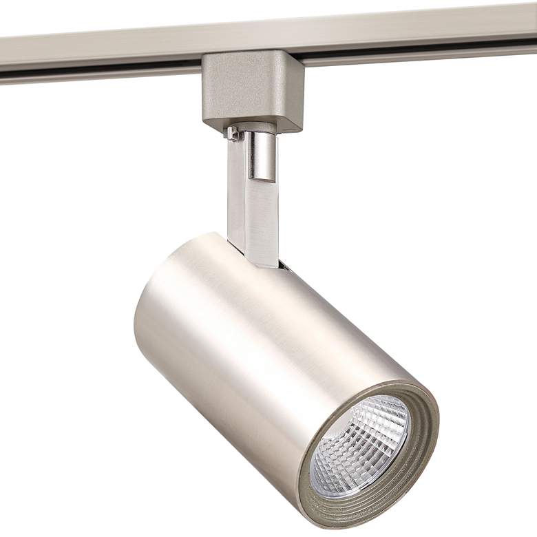 Image 1 Cyber Tech 9 Watt Satin Nickel LED Cylinder Track Head