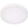 Cyber Tech Disk 12" Wide White Round Flushmount LED Ceiling Light