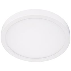 Cyber Tech Disk 12&quot; Wide White Round Flushmount LED Ceiling Light