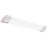 2_Cyber Tech Saturn 48" Wide Satin Nickel LED Puff Ceiling Light