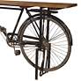 Cycle 72" Wide Natural Reclaimed Wood Bike Gathering Table